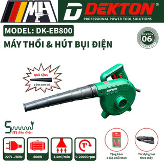 Máy thổi bụi dekton dk-eb800 - công suất 800w - điều tốc - có chế độ hút