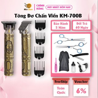 Tông đơ cắt tóc bấm viền kemei km-700b điện tử sạc usb,tông đơ tốt nhất