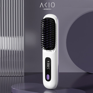 Lược điện không dây chải thẳng tóc AKIO Beauty 3 mức nhiệt sử dụng liên tục 45 phút