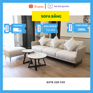 Ghế sofa băng 3 chỗ bọc da cho phòng khách - Sofa băng chờ 2m2x85cm