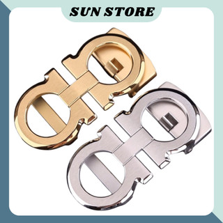 Mặt thắt lưng SUNSTORE mặt khóa thắt lưng cao cấp bản 3.5cm khoá bấm dành cho nam