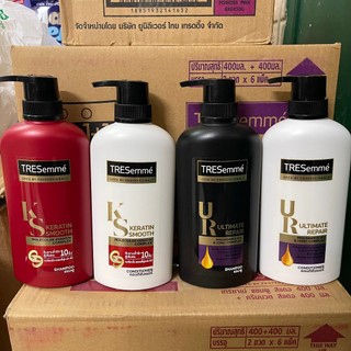 Gội xả tresemme thái lan 400ml giúp tóc vào nếp xuôn mượt, nuôi dưỡng và phục hồi tóc hư tổn