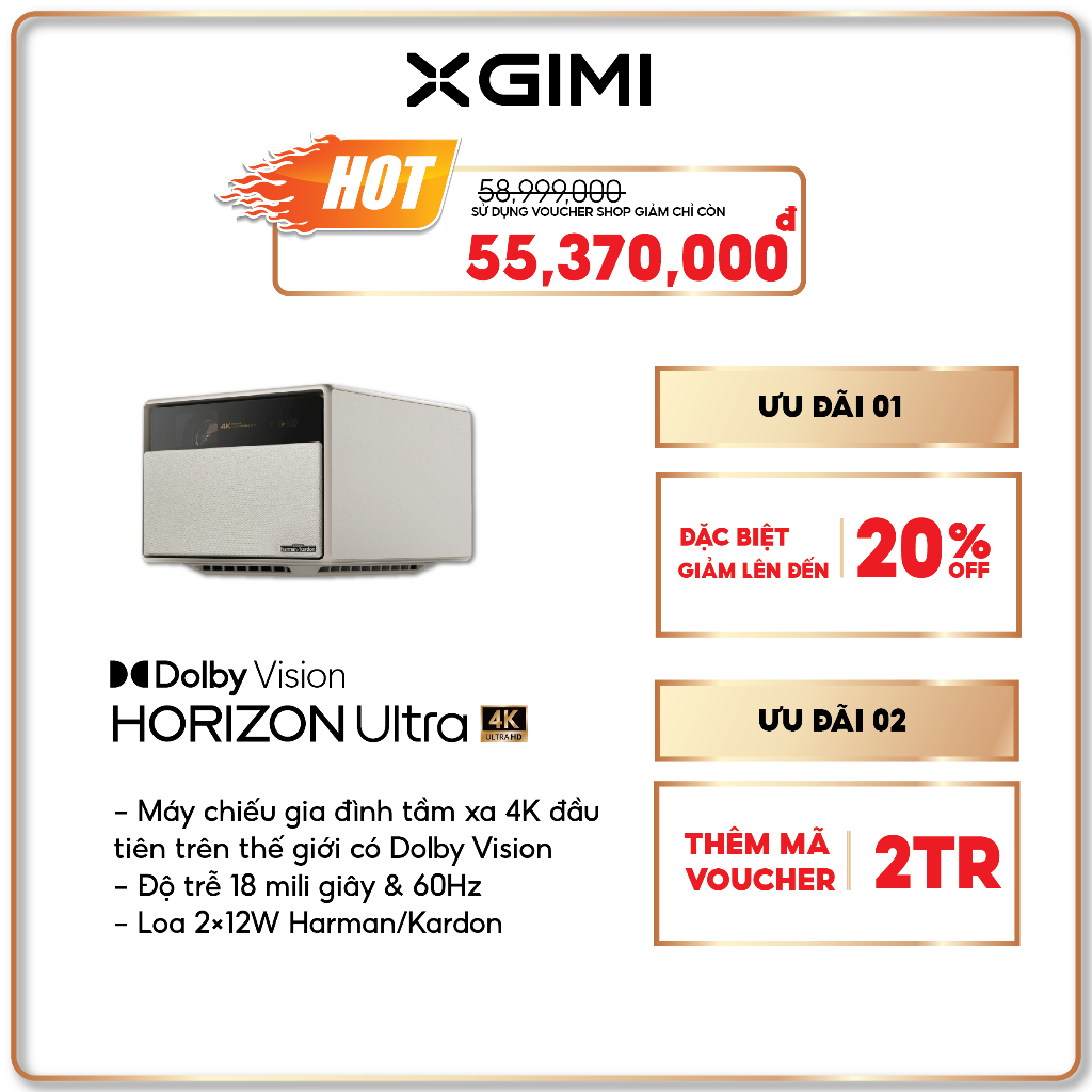 Máy chiếu Xgimi Horizon Ultra 4K