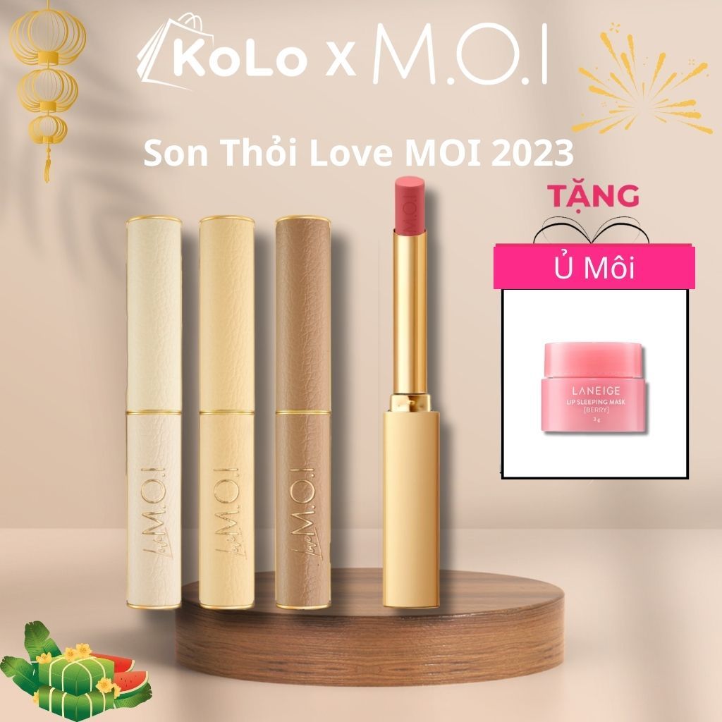 Son Thỏi Love MOI Cosmetics Hồ Ngọc Hà Mềm Mịn Lâu Trôi Chính Hãng