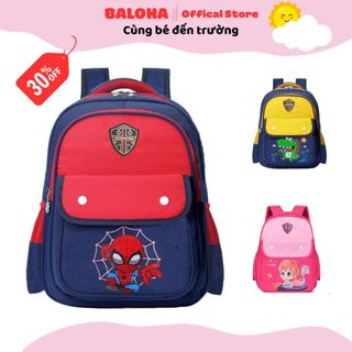 Balo cặp sách đi học cho bé tiểu học, ,mầm non từ 5 đến 8 tuổi, cặp đeo đi học đựng sách vở quần áo