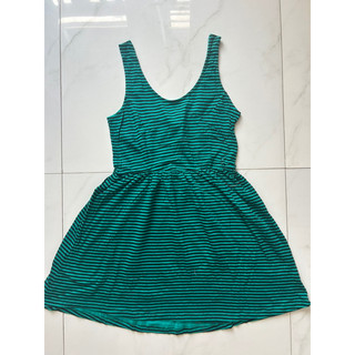 Đầm ba lỗ thun sọc f21