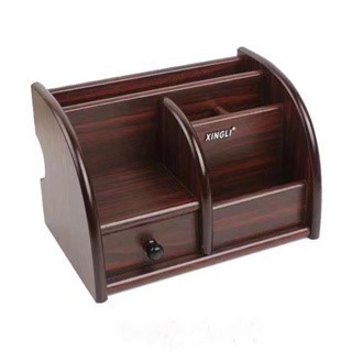 Hộp cắm bút bằng gỗ để bàn