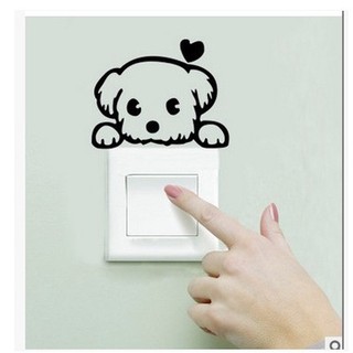 🏵️🏵️ decal dán ổ điện - decal dán tường, decor phòng ngủ, phòng khách