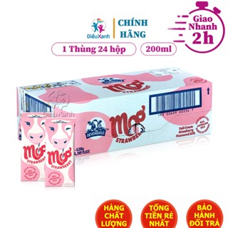 Thùng 24 Sữa Tươi Devondale Dâu Giàu Canxi 200ml