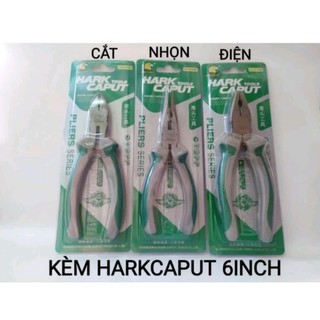 Kìm harkcaput 6in cắt điện nhọn thép sk5