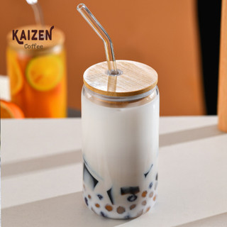 Ly Thủy Tinh Chịu Nhiệt Thiết Kế Tối Giản Đựng Thức Uống Lạnh