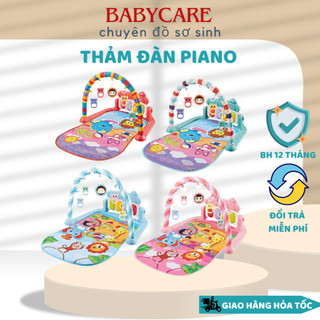 [ẢNH THẬT + VIDEO] Thảm đàn 9BABY Piano nằm chơi nhạc hình thú ngộ nghĩnh cho bé