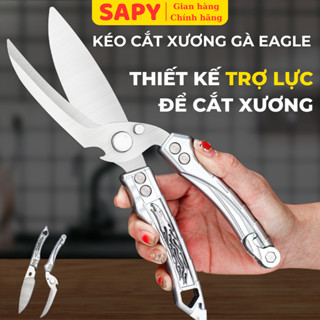 Kéo cắt xương gà Eagle,thiết kế trợ lực, đa năng nhiều công dụng, thái thịt, mở bia
