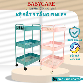 Kệ đa năng 3 tầng finley niko, kệ nhà bếp, kệ sách, kệ bỉm sữa cho bé 3 tầng