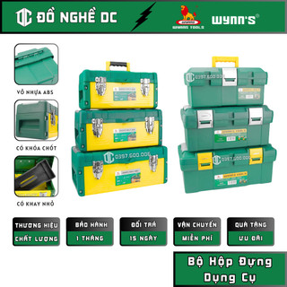 Bộ hộp đựng dụng cụ, thùng đựng đồ nghề, hộp đựng công cụ đa năng 14" 16" 19" wynn's nhựa abs dùng để đựng đồ nghề