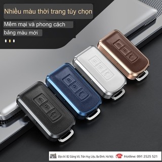 Ốp chìa khóa hợp kim nhôm cao cấp dòng xe Mitsubishi Xpander, Outlander, Attrage, Mirage,Xforce