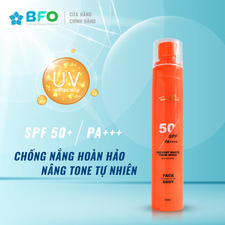 Xịt Chống Nắng Nắng Tone Summer Sun Spray SPF 50 PA++++ 100ml Phù Hợp Mọi Loại Da, Nâng Tone Cấp Tốc