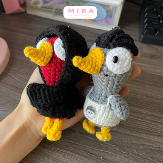 (Hàng sẵn) móc khóa len handmade vịt Mixigaming, Móc khóa vịt Miximoi, Vịt Goosegoose duck, móc khóa dễ thương