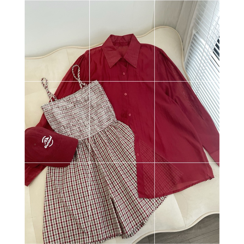 SET BỘ JUM + SƠMI ĐỎ