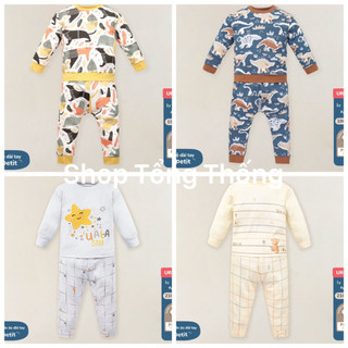 Bộ Uala Rogo vải sợi sen pettit siêu mềm mịn thoáng mát dài tay in hình ngộ nghĩnh cho bé trai bé gái cao cấp 2319 2322