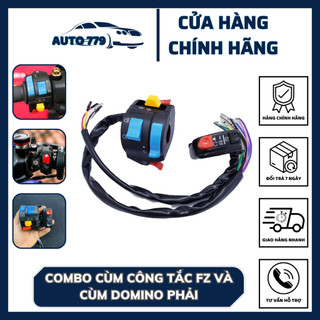 Combo cùm công tắc fz và cùm domino phải