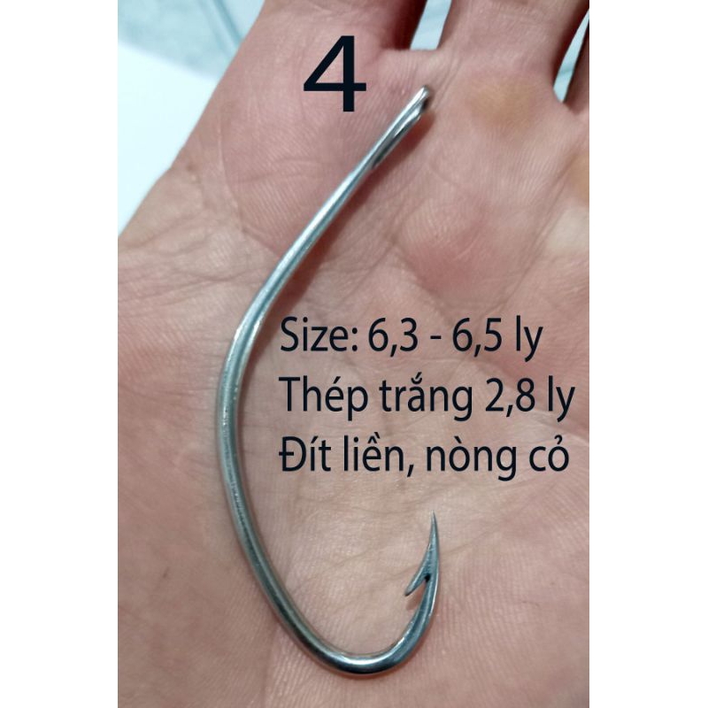 Lưỡi câu cá lóc, cá trẻm, cá quả, cá chuối nhiều mẫu