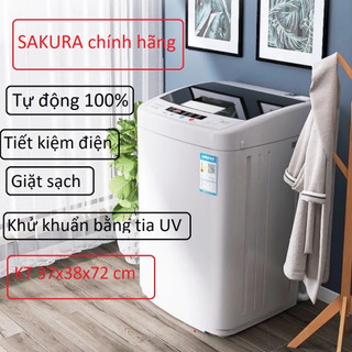 Máy giặt mini tự động Sakura 3.5 kg, khử khuẩn bằng tia UV giặt đồ cá nhân, đồ lót,..., Máy giặt đồ em bé tự động