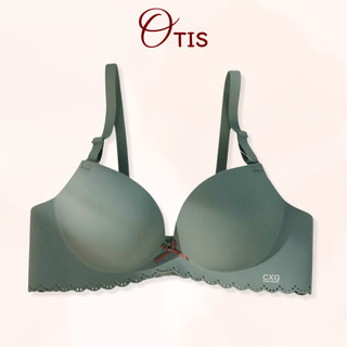Áo Ngực Không Gọng Su Đúc Viền Hoa Đệm Bàn Tay Mềm Mại Thoáng Thoải Mái OTIS A60