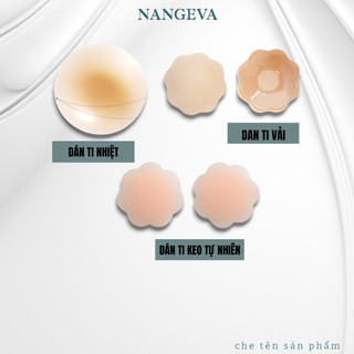 Hộp Gồm 2 MiếNg DáN Nhũ Hoa Silicon HìNh Hoa Mai NANGEVA Msdanti