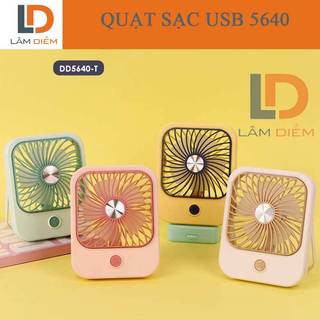 Quạt sạc mini usb 3 chế độ siêu mát 7606 - 5640