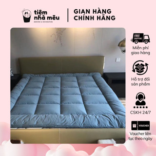 Topper✨m6/m8/2m - Full size Tiệm Nhà Mêu✨Tấm Bảo Vệ Nệm dày 5-7cm Cao Cấp (100% Cotton, Bông Tấm)