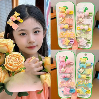 Set 5 kẹp tóc gấu smile cho siêu cute siêu hot