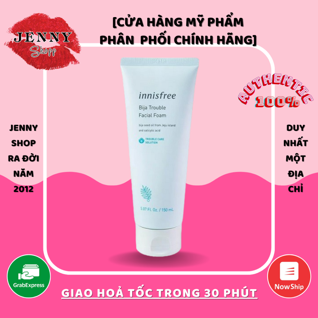 Sữa Rửa Mặt Innisfree Bija Trouble Facial Foam
