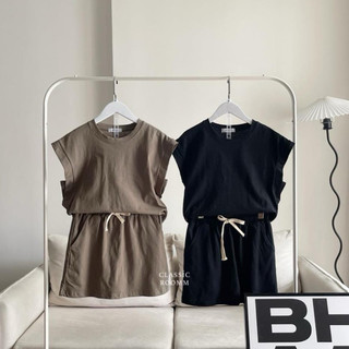 Áo tanktop kèm chân váy hàng taobao
