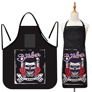 Tạp dề salon tóc nam, tiệm tóc nam, tạp dề barber hót tóc nam - hstd0030