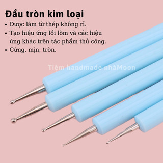 Bộ Dụng Cụ Tạo Hình Đất Sét Bằng Silicon Handmade Nhamoon