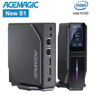 Máy tính Mini PC Acemagic S1 (Intel N100 | 16GB DDR4 | 512GB SSD | Win11)