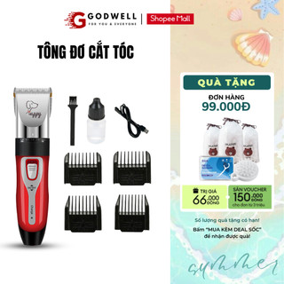 Tông đơ cắt tóc godwell jc-0817 cổng sạc usb tặng kèm phụ kiện