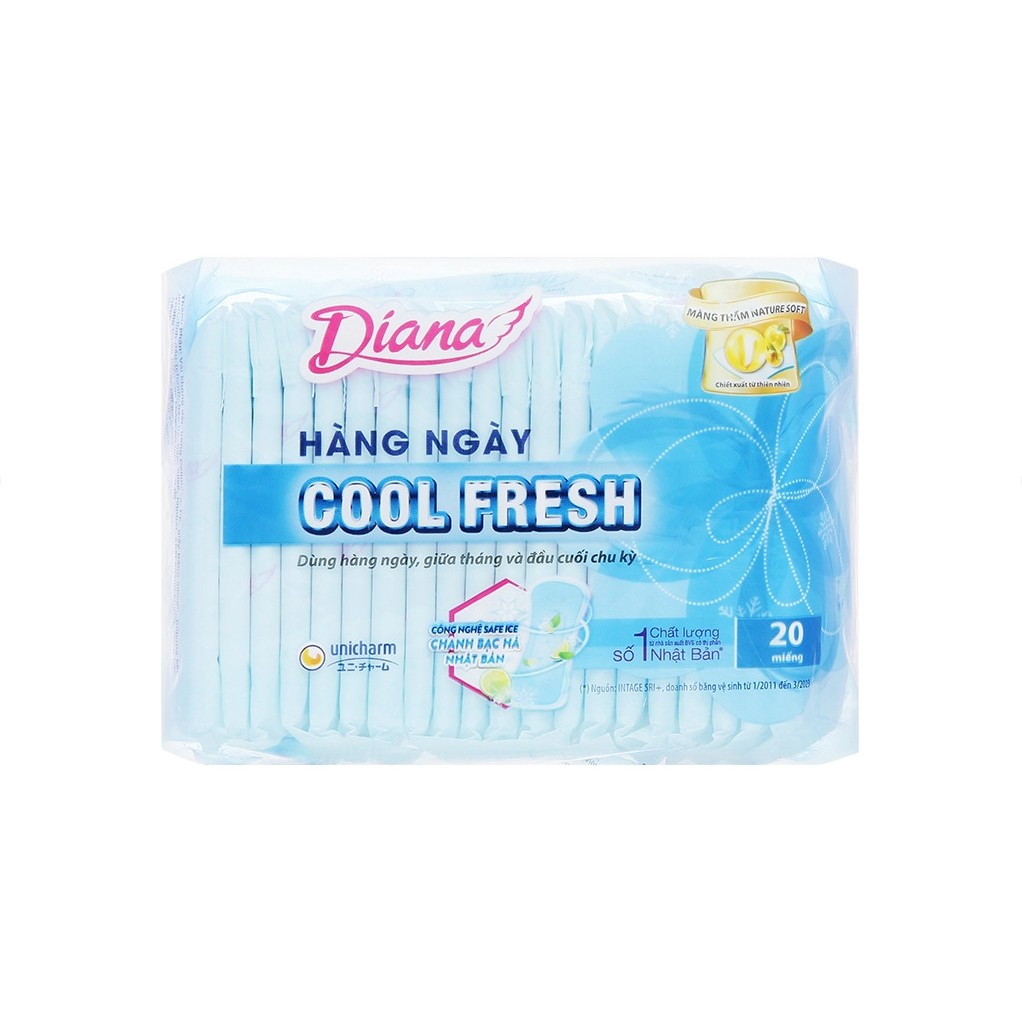 Băng Vệ Sinh Hàng Ngày Diana Cool fresh 20 miếng