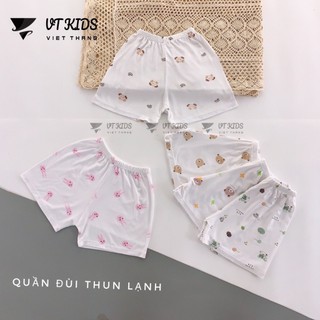 Quần đùi thun lạnh petit sơ sinh mềm mát cho bé q01
