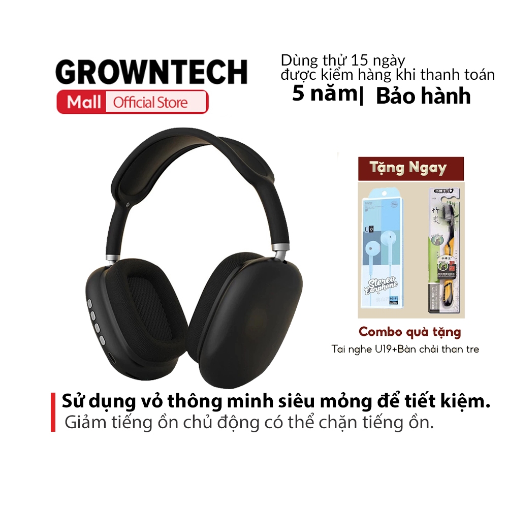 Tai nghe chụp tai A11 GROWTECH chụp tai cao cấp có mic đàm thoại,âm thanh chất lượng cao chống ồn bảo hành 2 năm