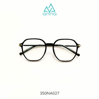 Gọng kính chính hãng ANNA thiết kế dáng vuông kết hợp kim loại và nhựa 350NA027