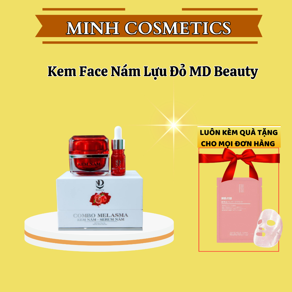 Kem Face Nám MD Beauty Giúp Làm Sáng Da Mờ Nám - Minh Cosmetics