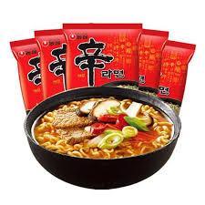 Mì shin Hàn Quốc, mỳ cay ăn liền 120g