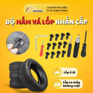 Bộ nấm vá lốp/vỏ xe otovietnam - vá lốp ô tô, xe máy không ruột nhanh chóng và hiệu quả