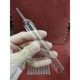 Ống nghiệm thủy tinh có vòi Phi 16