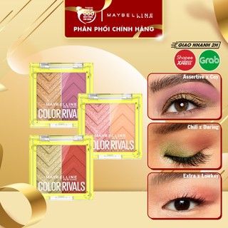  Bảng Phấn Mắt 2 Ô Màu Maybelline Color Rivals Shadow Duo Palette 3g 