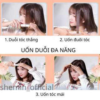 Máy Kẹp Duỗi Tóc Mini Hình Thú Có Hộp Máy Uốn Tóc Ép Tóc Làm Tóc Đa Năng Máy Duỗi Tóc Nhỏ Gọn Mini SHEMIN