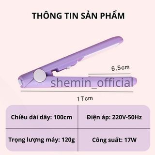 Máy Kẹp Duỗi Tóc Mini Hình Thú Có Hộp Máy Uốn Tóc Ép Tóc Làm Tóc Đa Năng Máy Duỗi Tóc Nhỏ Gọn Mini SHEMIN