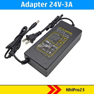 Nguồn Adapter 24v 3a đầu jack dc 5.5*2.1mm chuyên dụng